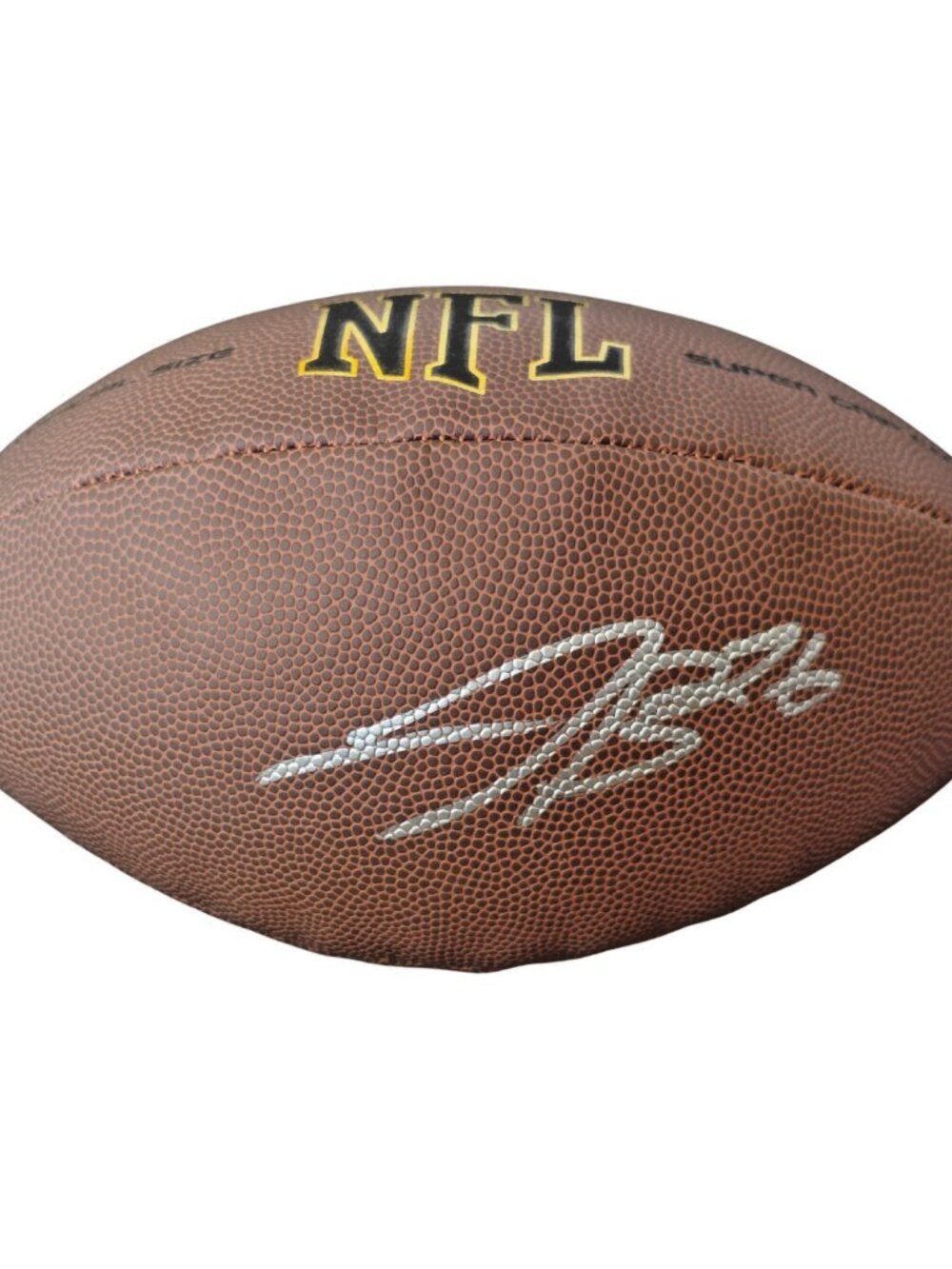 LeVeon Bell Signed Wilson NFL Football Steelers Chiefs BAS Proof COA